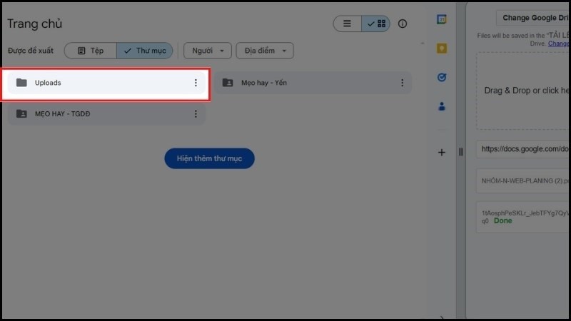 Cách tải tập tin vào Google Drive với extension nhanh chóng, dễ thực hiện