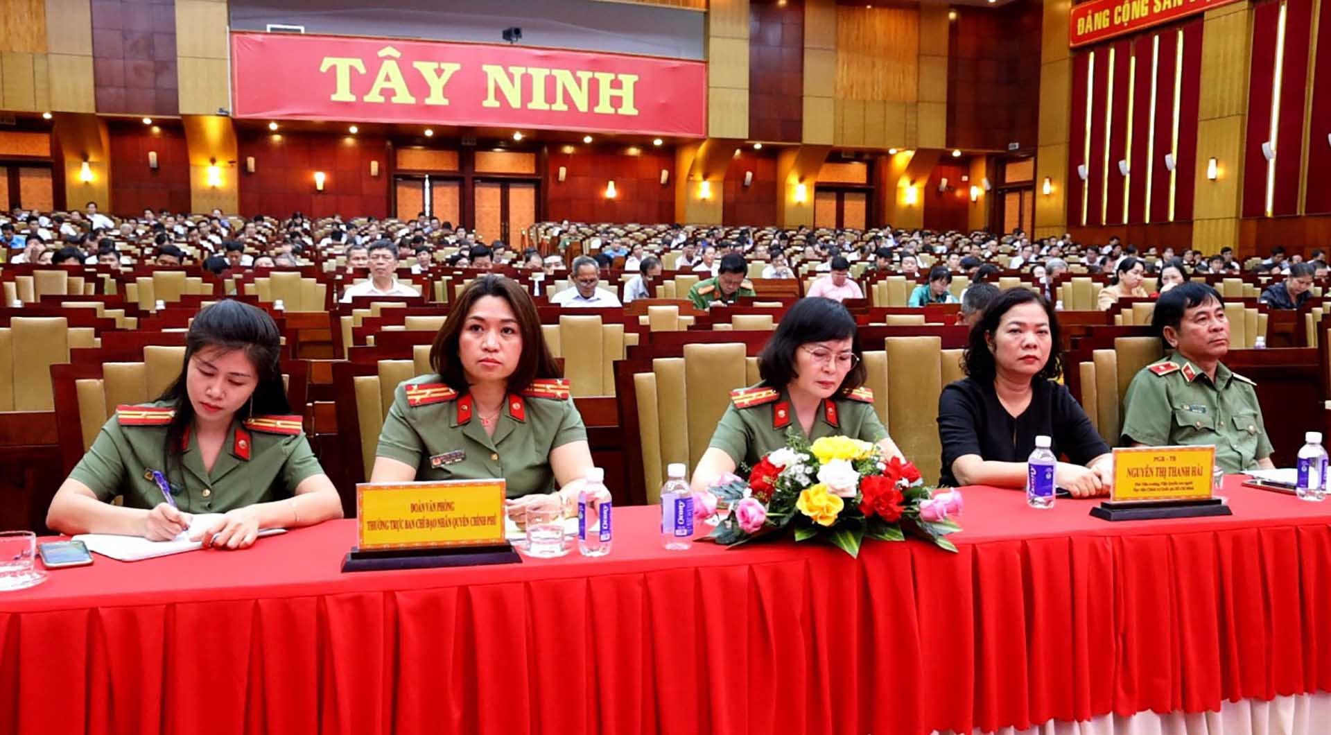 Hội nghị tập huấn công tác nhân quyền tỉnh Tây Ninh năm 2024