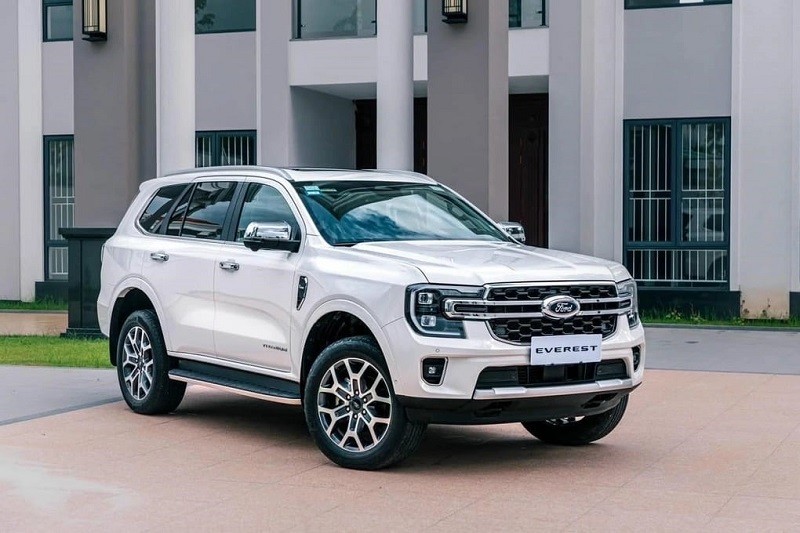 Ford Everest 2024 được nhập khẩu nguyên chiếc từ Thái Lan