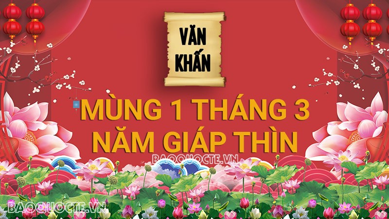 Văn khấn mùng 1 tháng 3 Âm lịch năm Giáp Thìn 2024, bài cúng gia tiên và thần linh theo truyền thống Việt Nam