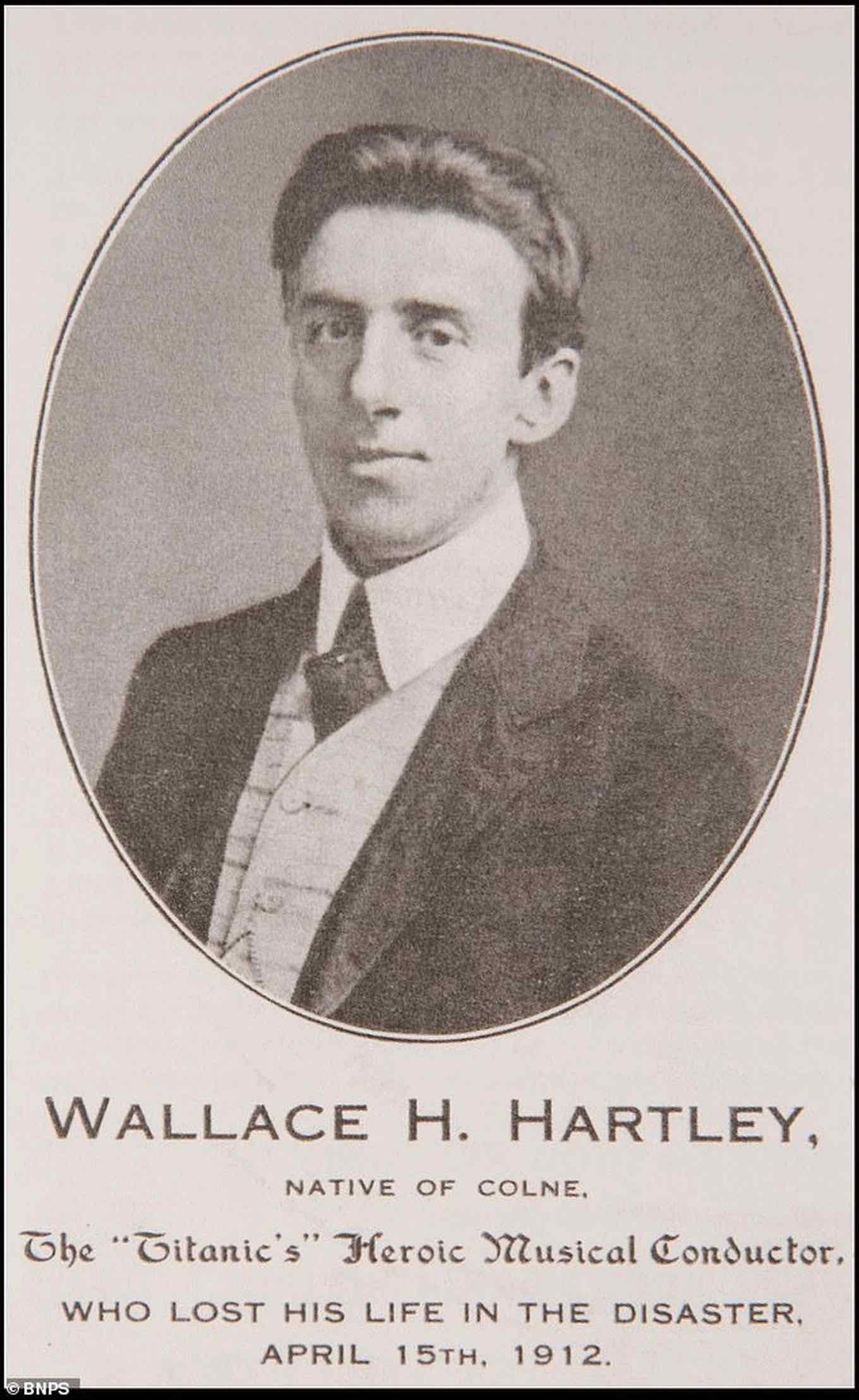 Nhạc công Wallace Hartley. (Nguồn: Daily Mail)