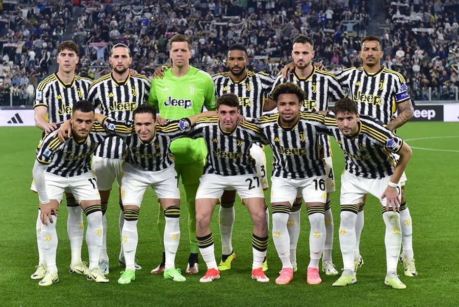 Đội hình xuất phát của Juventus.