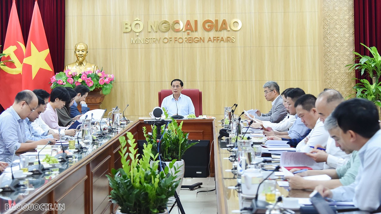 Đảng ủy Bộ Ngoại giao tổ chức Hội nghị sơ kết công tác Quý I, triển khai nhiệm vụ trọng tâm công tác Quý II/2024
