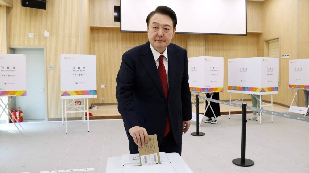 Đảng đối lập chính thắng lớn trong cuộc bầu cử Quốc hội Hàn Quốc