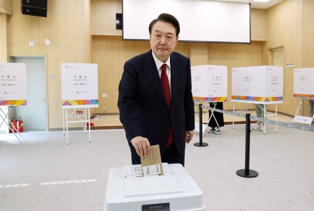 Hàn Quốc chính thức bước vào cuộc bầu cử Quốc hội. Yonhap
