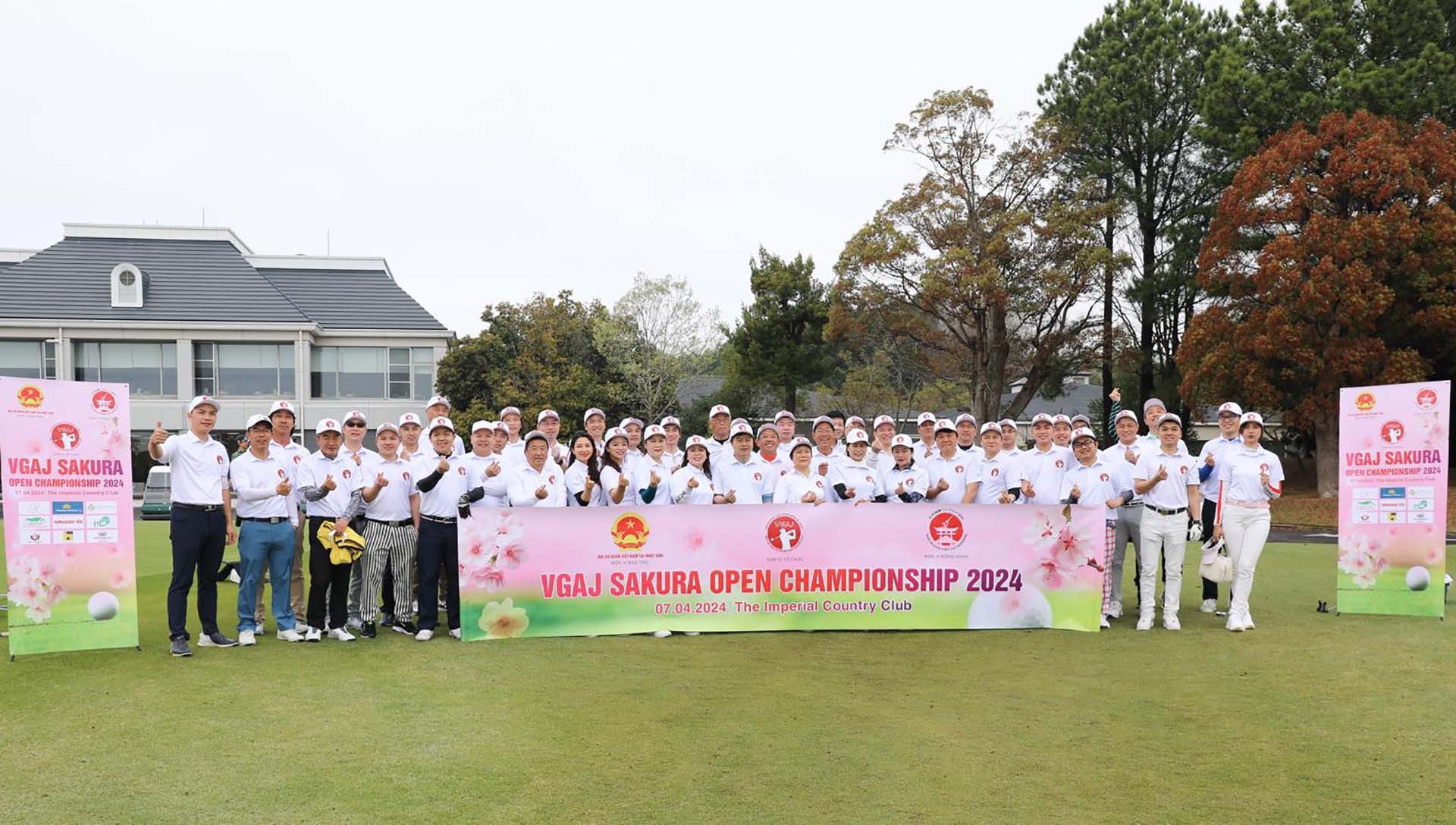 Giải golf gắn kết cộng đồng và mở rộng giao lưu hữu nghị của người Việt Nam tại Nhật Bản