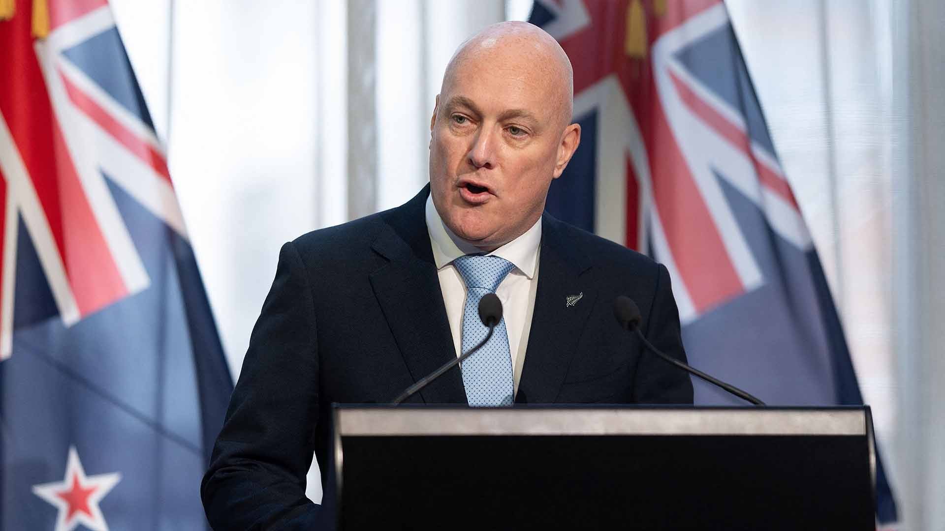 Thủ tướng New Zealand Christopher Luxon. (Nguồn: AFP) Thủ tướng New Zealand Christopher Luxon. (Nguồn: AFP)