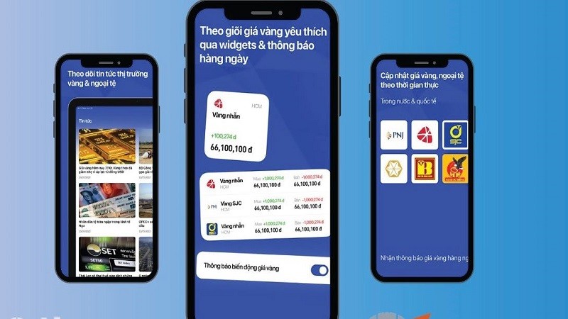 4 ứng dụng theo dõi giá vàng Việt Nam chính xác và nhanh chóng nhất