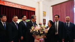 Đại sứ quán Việt Nam tại Nga chúc mừng Tết cổ truyền Bun Pi May của Lào
