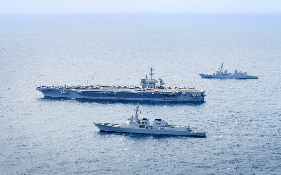 Biểu tượng sức mạnh của Hải quân Mỹ đến Đông Bắc Á tập trận, Washington-Seoul nhất trí kế hoạch mới