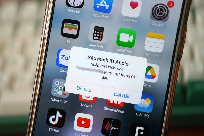 Sự thật về cảnh báo ‘Xác minh ID Apple’ để chiếm tài khoản