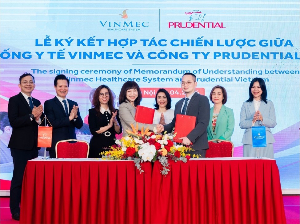 Prudential Việt Nam 'bắt tay' với Vinmec mang lại trải nghiệm dịch vụ tốt nhất cho khách hàng
