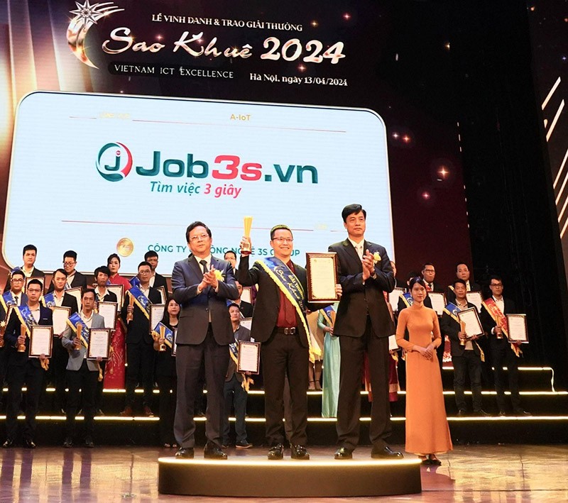 Job3s.vn vinh dự nhận Giải thưởng Sao Khuê 2024 danh giá.