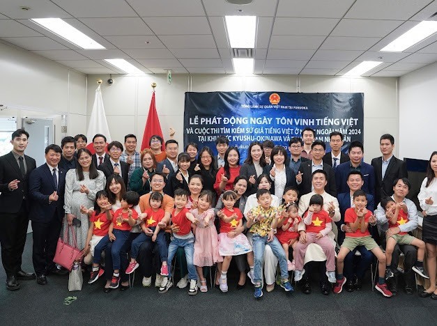 Lễ phát động Ngày Tôn vinh tiếng Việt và cuộc thi Tìm kiếm Sứ giả tiếng Việt ở nước ngoài năm 2024 tại Nhật Bản