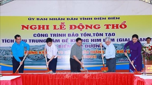 PM Pham Minh Chinh attends ceremony to work on Him Lam resistance centre renovation project