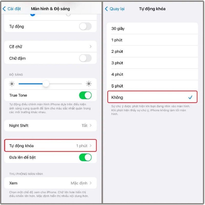 Bật mí cách để điện thoại iPhone không tắt màn hình đơn giản, dễ thực hiện