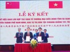 Tỉnh Hà Nam (Việt Nam) và thành phố Nam Ninh (Trung Quốc) ký kết Bản ghi nhớ hợp tác về tăng cường giao lưu kinh tế, thương mại, kết nối