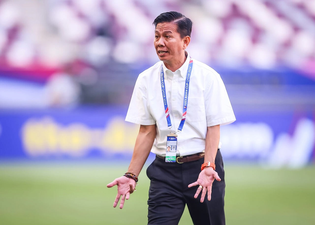 HLV Hoàng Anh Tuấn hài lòng về màn trình diễn của U23 Việt Nam (Nguồn: AFC).