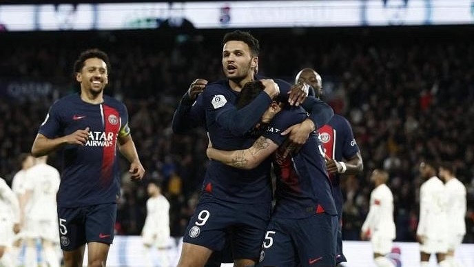 Thắng đậm Lyon, PSG củng cố vững chắc vị trí dẫn đầu Ligue 1 mùa giải 2023/24