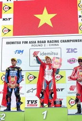 Tay đua Cao Việt Nam về Nhất giải vô địch đua moto châu Á tại Châu Hải, Trung Quốc