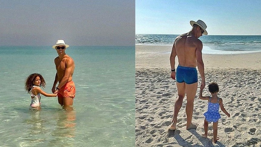 Siêu sao Ronaldo và bạn gái đồng loạt khoe ảnh gia đình nghỉ dưỡng ở resort xa hoa tại Biển Đỏ