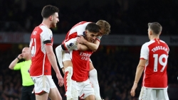 Ngoại hạng Anh vòng 29: Hình ảnh trận đấu Arsenal thắng 5-0 Chelsea