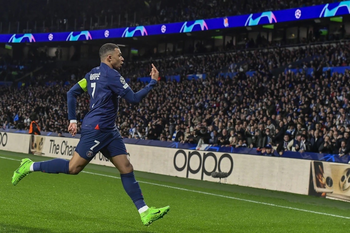 Kylian Mbappe đang đứng đầu danh sách Vua phá lưới tại UEFA Champions League và Ligue 1