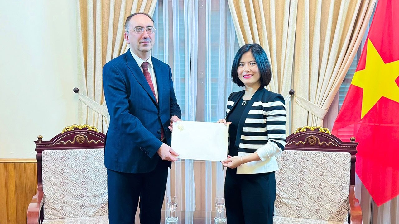 Tiếp nhận bản sao Thư ủy nhiệm bổ nhiệm Đại sứ Armenia tại Việt Nam