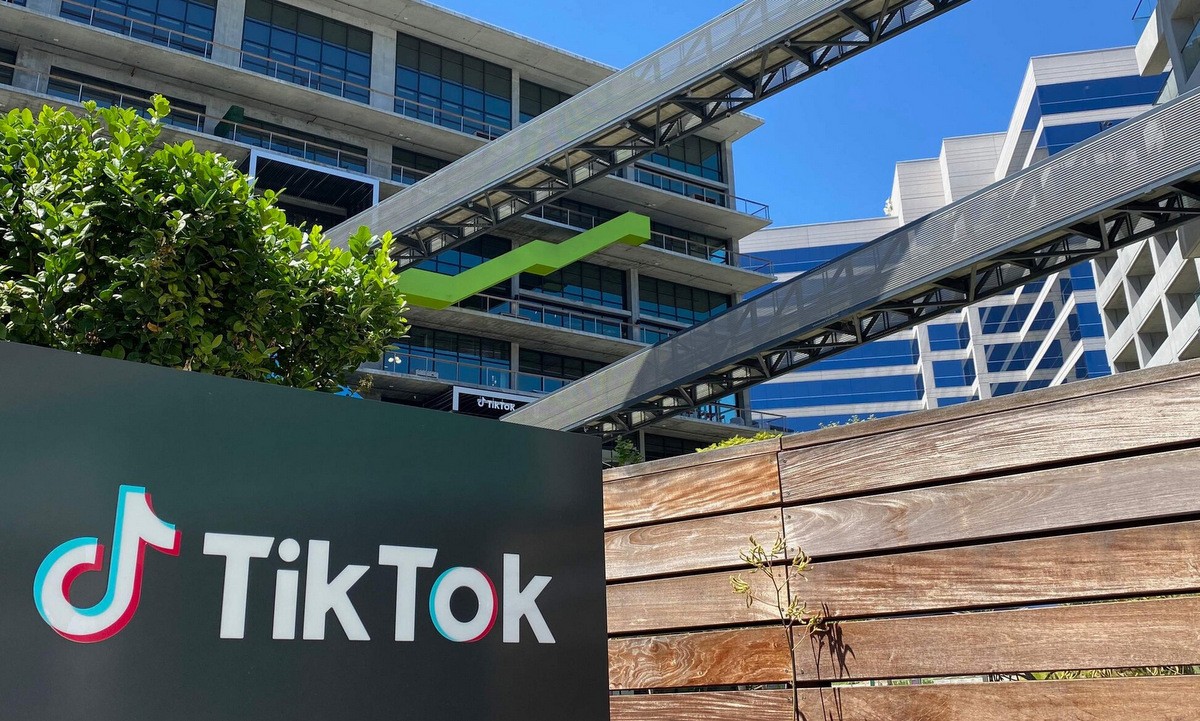 Trụ sở Tiktok tại bang California, Mỹ. (Nguồn: AFP)