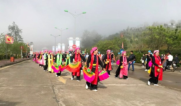 In a summer festival in Sa Pa. (Photo: VNA) 