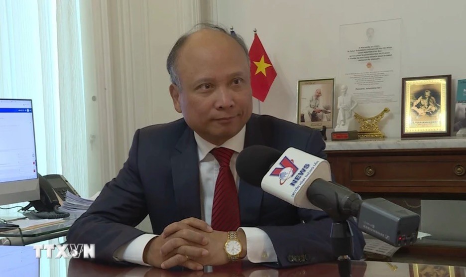Đại sứ Việt Nam tại Pháp Đinh Toàn Thắng. (Nguồn: TTXVN)