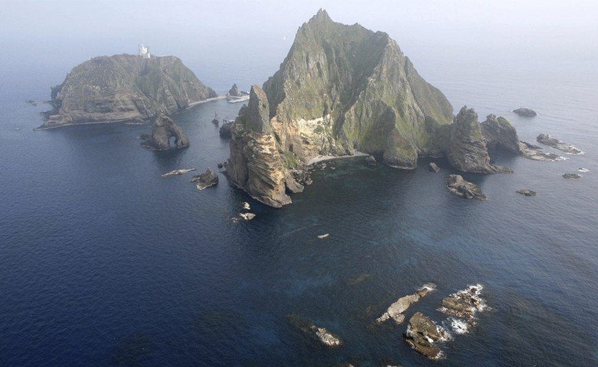 Quần đảo tranh chấp Dokdo/Takeshima. Ảnh: Vietnam+