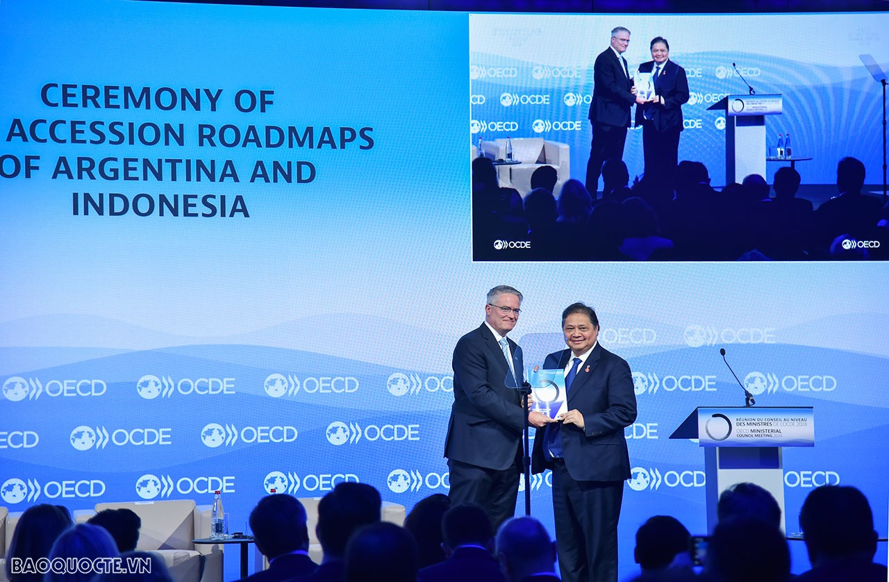 Bộ trưởng Ngoại giao Bùi Thanh Sơn đề xuất OECD đi đầu trong thúc đẩy hợp tác toàn cầu