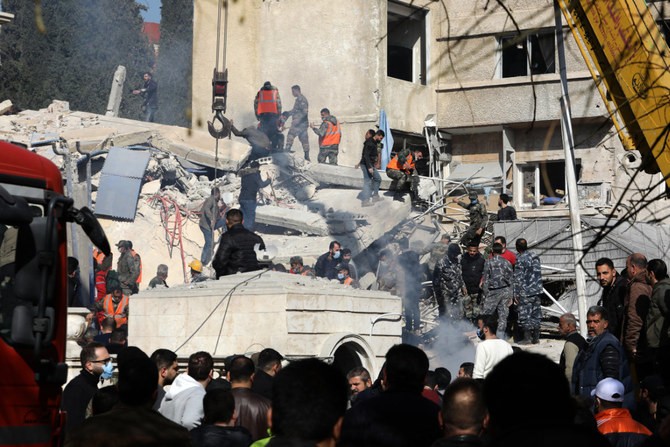 Ngoại ô thủ đô Damascus bị không kích, Syria tố Israel gây ra. (Nguồn: AFP)