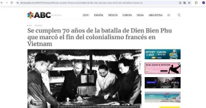 Argentine press spotlights significance of Dien Bien Phu Victory