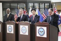 Bộ trưởng quốc phòng 4 nước Vành đai Thái Bình Dương nhóm họp, ra cam kết với khu vực