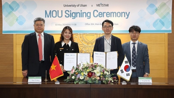 Vietstar and the University of Ulsan jointly develop a sustainability leadership program for senior leaders of Vietnamese enterprises  On May 3, 2024,