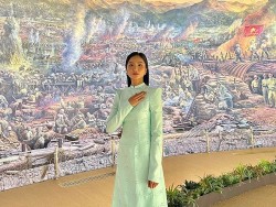Hoa hậu H’Hen Niê tham gia nhiều hoạt động ý nghĩa kỷ niệm 70 năm Chiến thắng Điện Biên Phủ