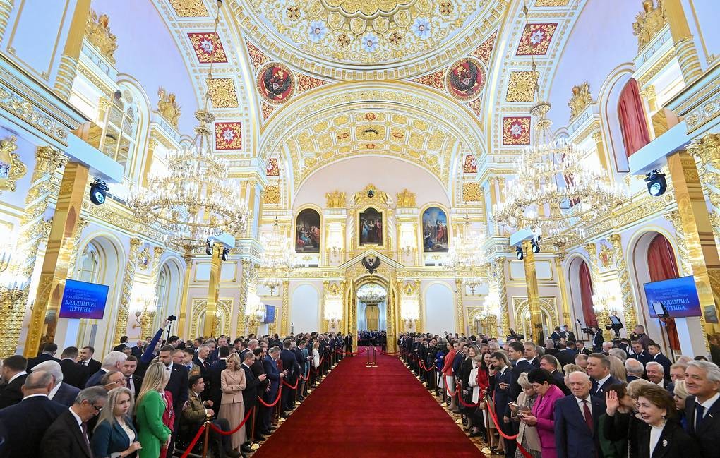 Ông Putin nhậm chức Tổng thống Nga lần thứ 5, hơn 2.500 người được mời tham gia
