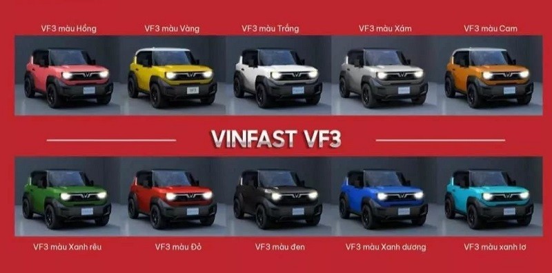 Xe điện VinFast VF3 lộ giá bán chỉ từ 235 triệu đồng