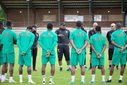 Vòng loại bóng đá nam Olympic Paris 2024: HLV U23 Guinea quyết tâm trước trận đấu với U23 Indonesia