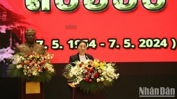 Grand meeting was held in Laos to mark Dien Bien Phu Victory
