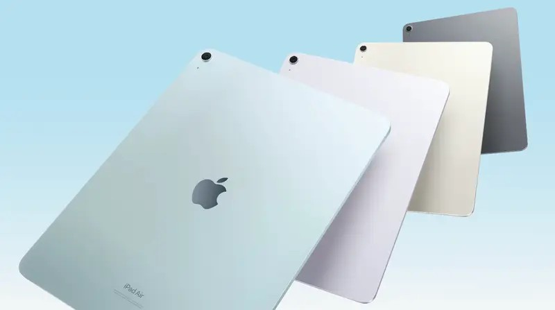 Bốn màu của iPad Air 6. 