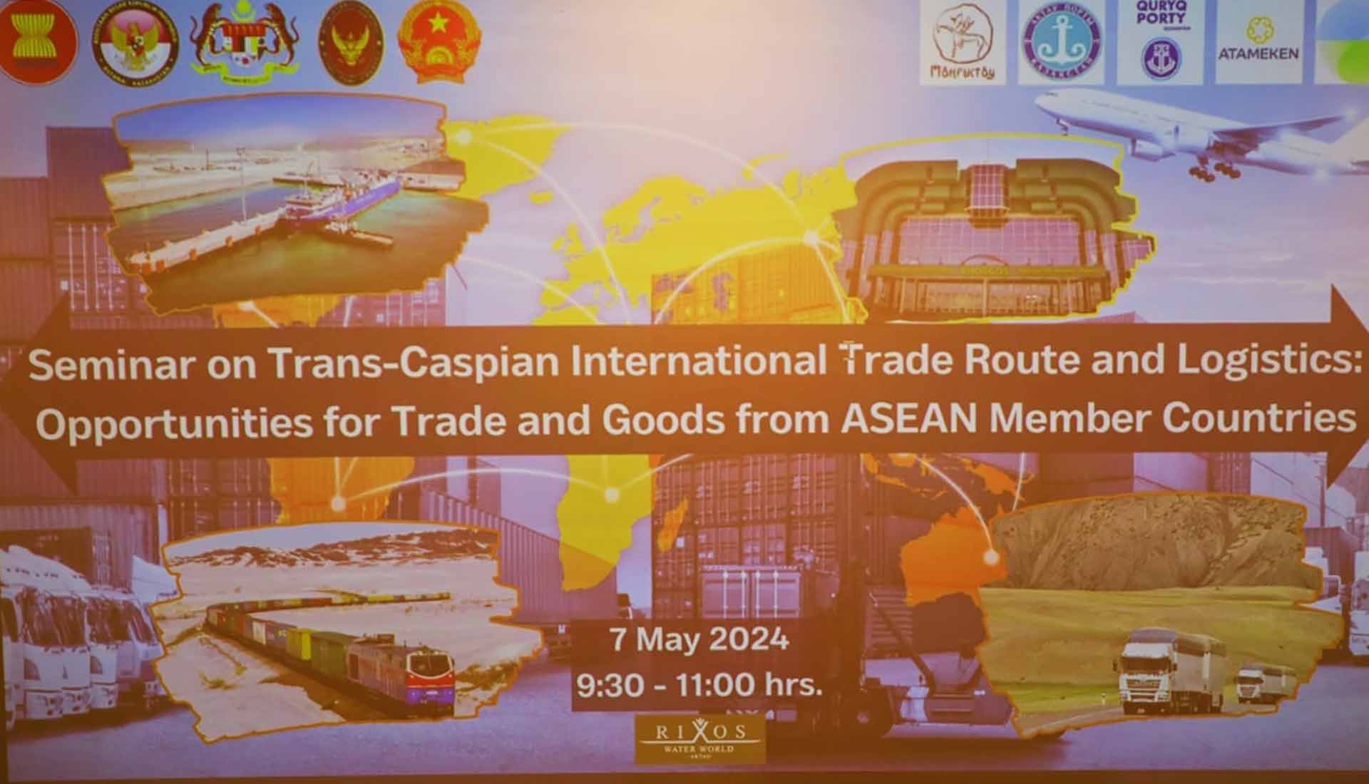 ASEAN quan tâm tuyến đường vận chuyển quốc tế xuyên Caspi