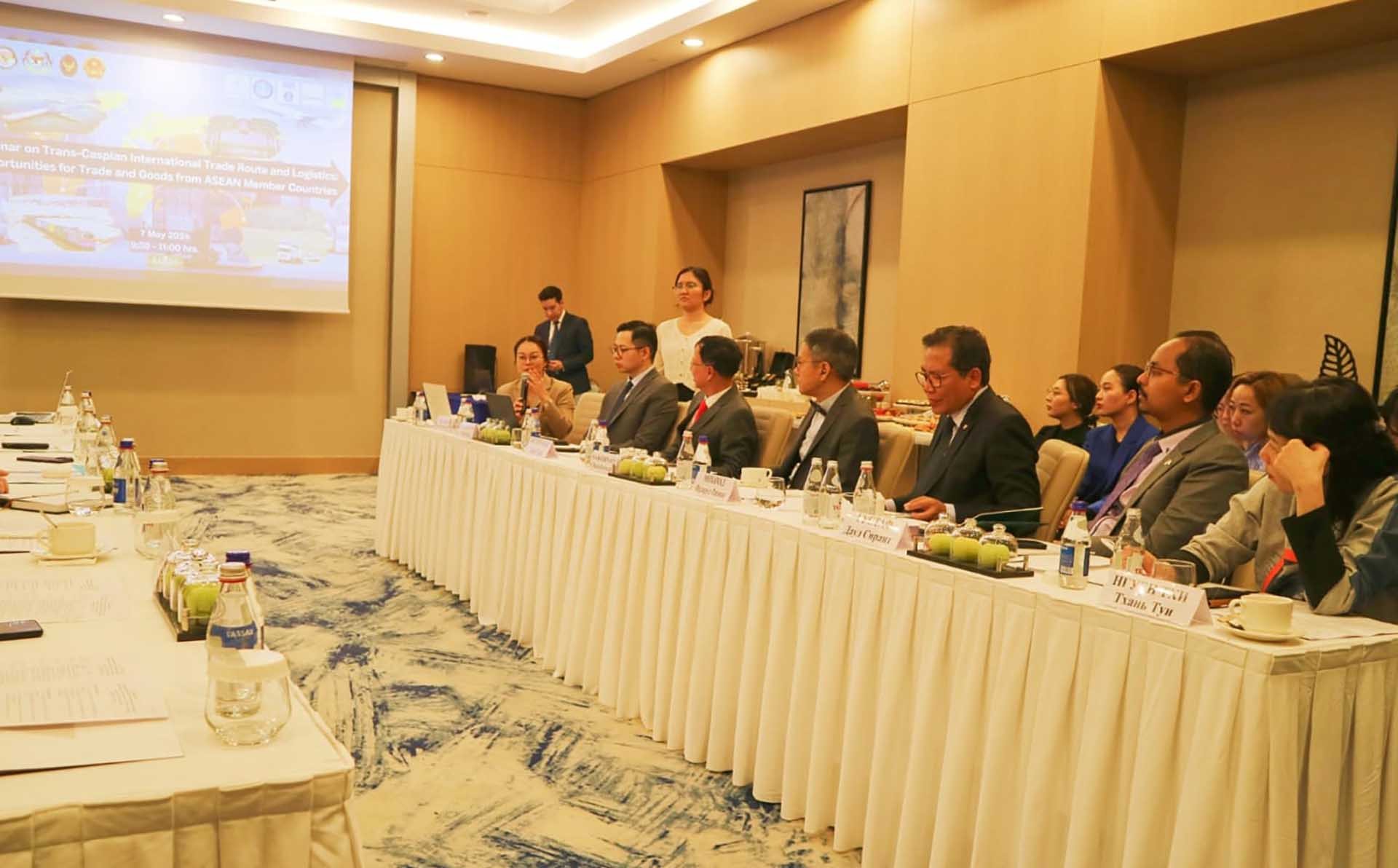 ASEAN quan tâm tuyến đường vận chuyển quốc tế xuyên Caspi