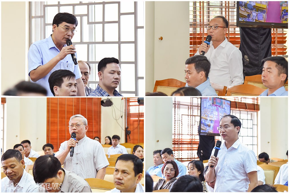 Bộ trưởng Ngoại giao Bùi Thanh Sơn tiếp xúc cử tri huyện Tam Dương, tỉnh Vĩnh Phúc