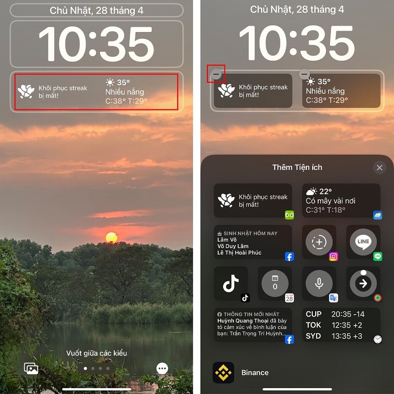 4 cách xóa widget trên màn hình khóa iPhone đơn giản, nhanh chóng