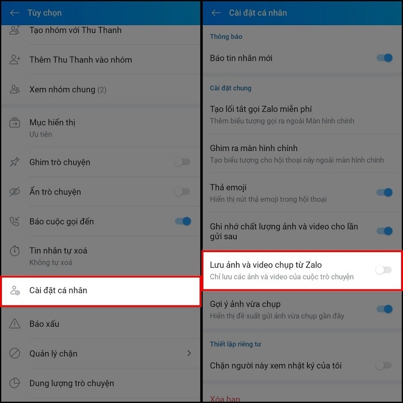 Hướng dẫn cách tắt tự lưu ảnh trên Zalo giúp bạn tiết kiệm dung lượng