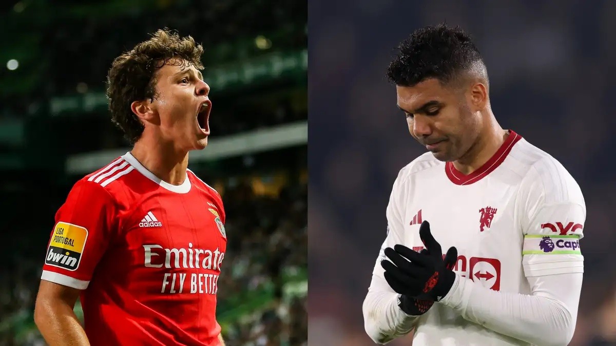 Chuyển nhượng cầu thủ: MU tính bán Casemiro để mua sao trẻ Joao Neves