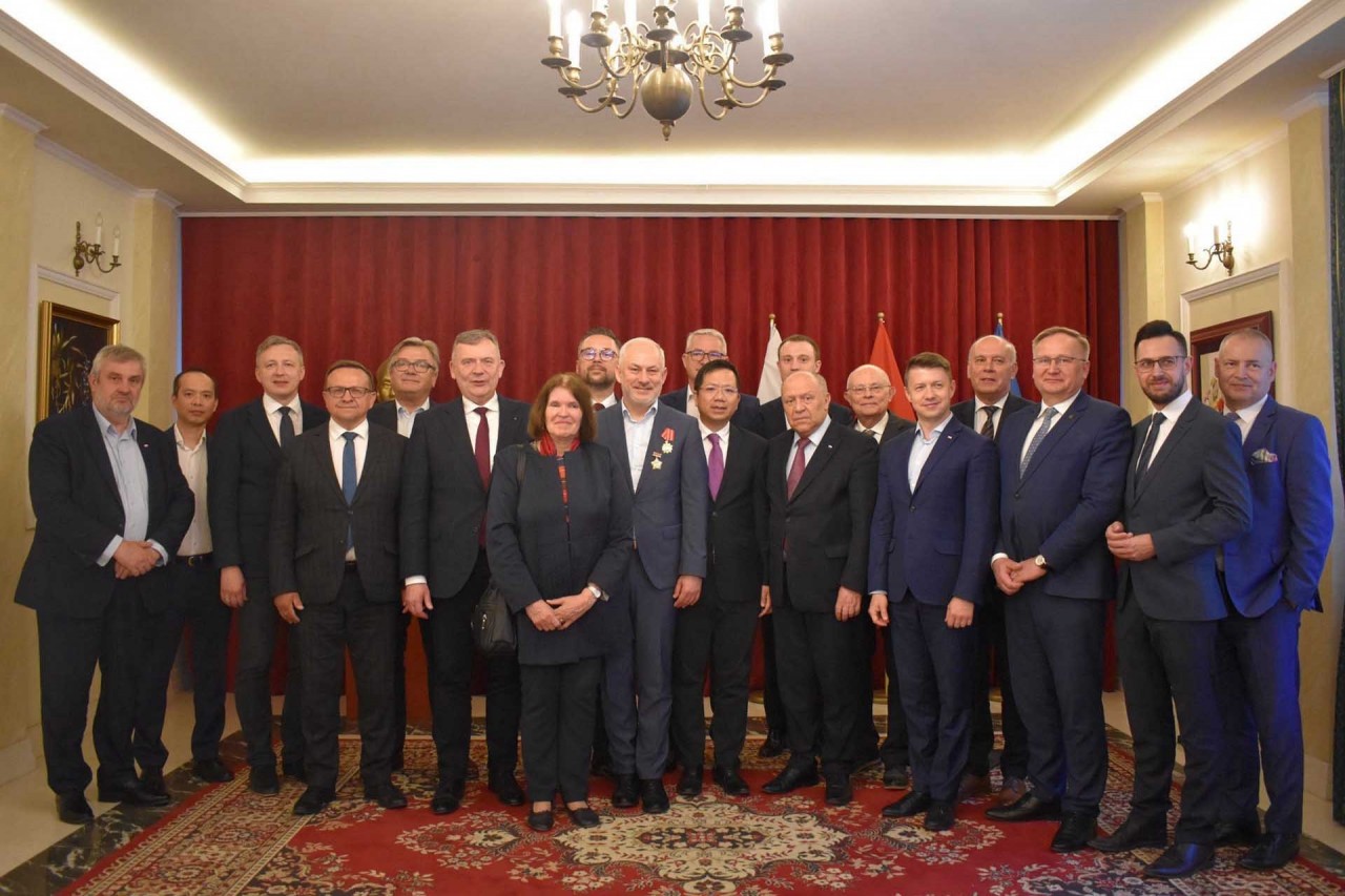 Friendship Medal awarded to Polish Parliament's Member Grzegorz Bernard Napieralski